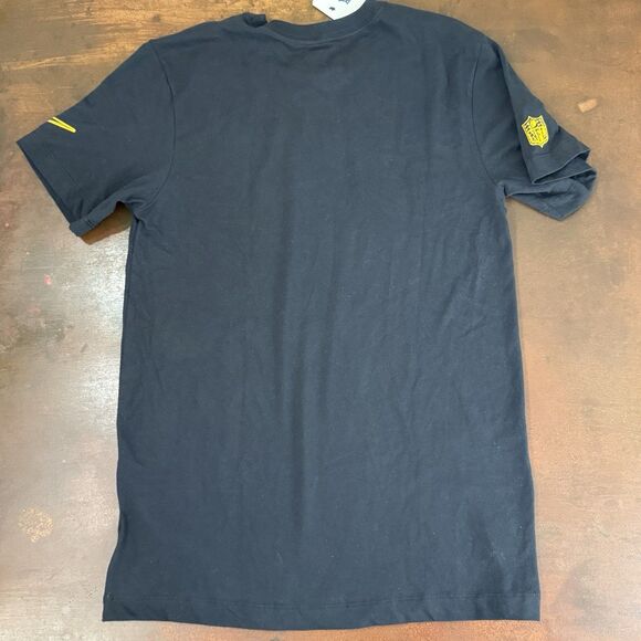Pittsburg Steelers T-shirt Football Sportswear Black and Yellow Nike Dri-fit S - Picture 2 of 10